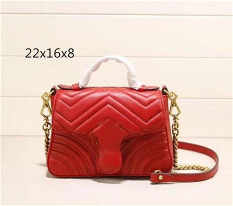 

Handbag Top quality Genuine Leather Fashion Crossbody bag Metal chain Handbags Flip cover wallet purse diagonal women Shoulder Bags fashion