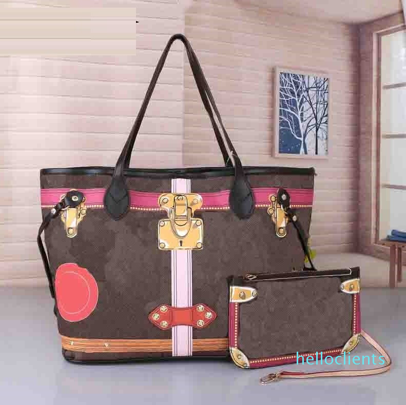 

Fashion print designer Women handbags Famous Messenger Bag PU Leather Pillow Female bags, Brown grid