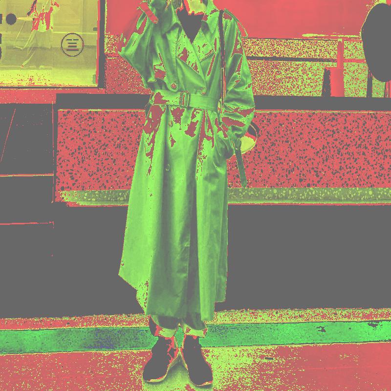 

Women's Trench Coats Women Casual Sashes Trend Coat Loose Long Sleeve Windbreaker Vintage Korean Style Double-Breasted Outwear Elegant Cloth, Picture color