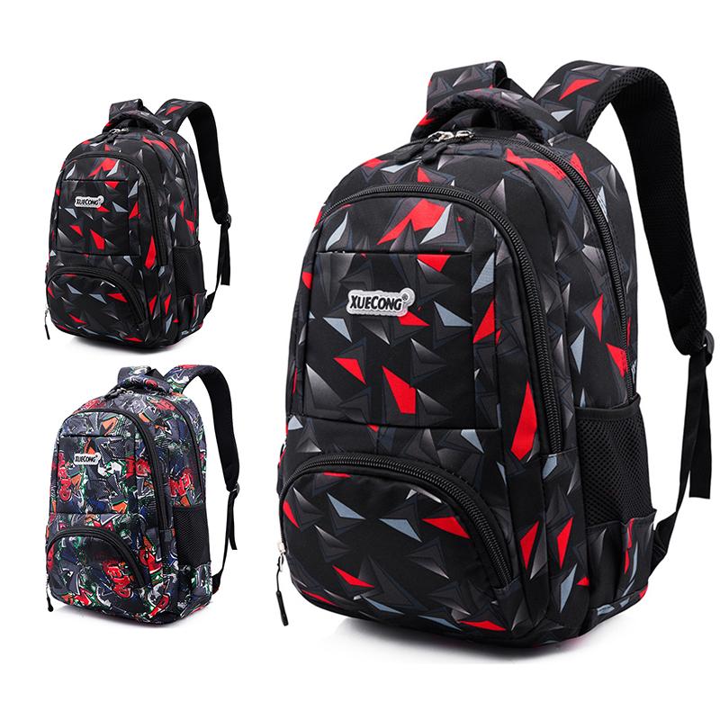 

Backpack Men's Fashion Laptop Large Capacity Waterproof Casual School Computer Bag For Travel/College Women Durable Mochila, Black red