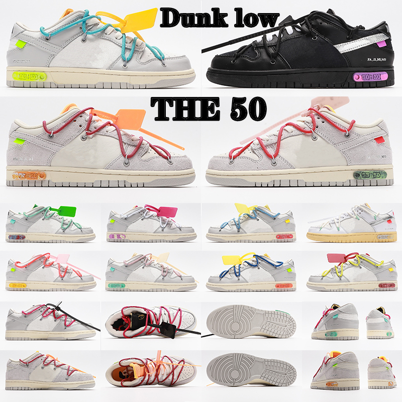 

Latest Dunk OFF SB The 50 Casual Shoes Designer Virgil Abloh Dear Summer Men Women Low Sneakers 05 Collection Black White Beige Orange Blue Platform Trainers, I need look other product