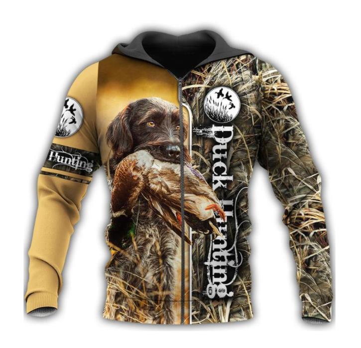 

Men's Hoodies & Sweatshirts Duck Hunting 3D All Over Print Crewneck Zipper Outdoor Casual Vocation Sports Streetwear Unisex Men Clothing