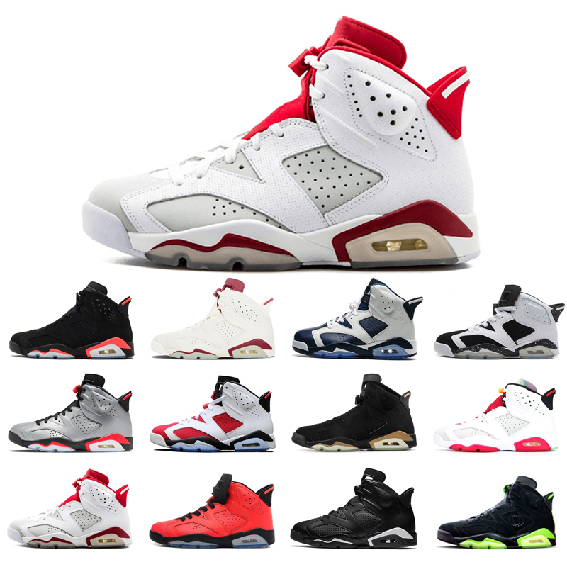 

Man Basketball Shoes 6 6s Alternate Angry bull Black Cat green Infrared Carmine DMP hare Marron Oreo Sport Blue tinker Travis Scotts Sports Sneaker chaussures, White infared