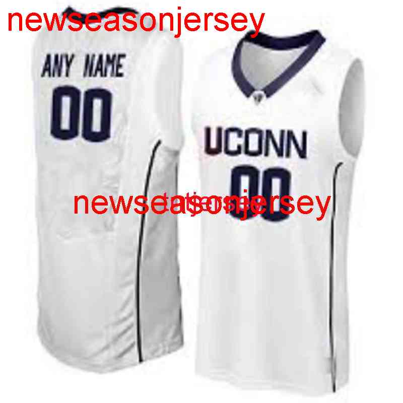 

Stitched Custom UConn Huskies Basketball Jersey Add any name number Men Women Youth XS-6XL, Black