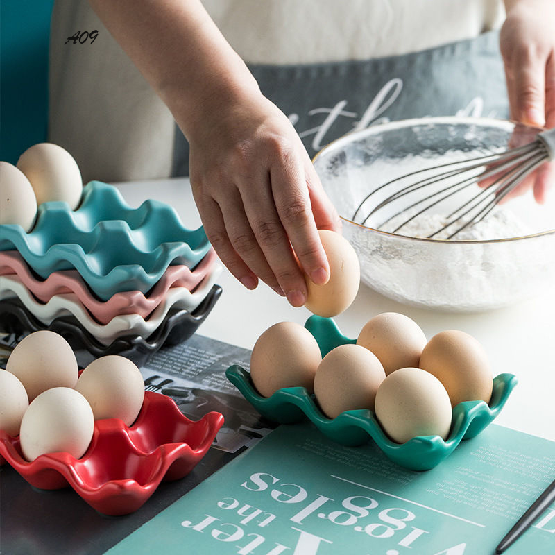 

Ceramic tools egg racks, kitchen supplies, household tableware supplies