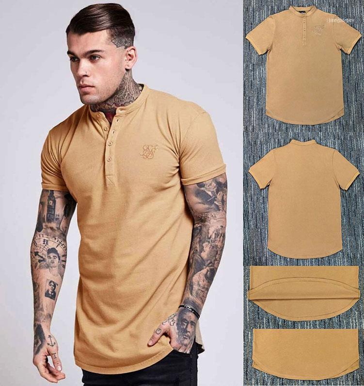 

Summer Cotton T Shirt T-shirts Short Sleeves Hip Hop T-shirt Shirts Tops Men Longline Tees Tee Fashion Destroyed Extended1, As pic