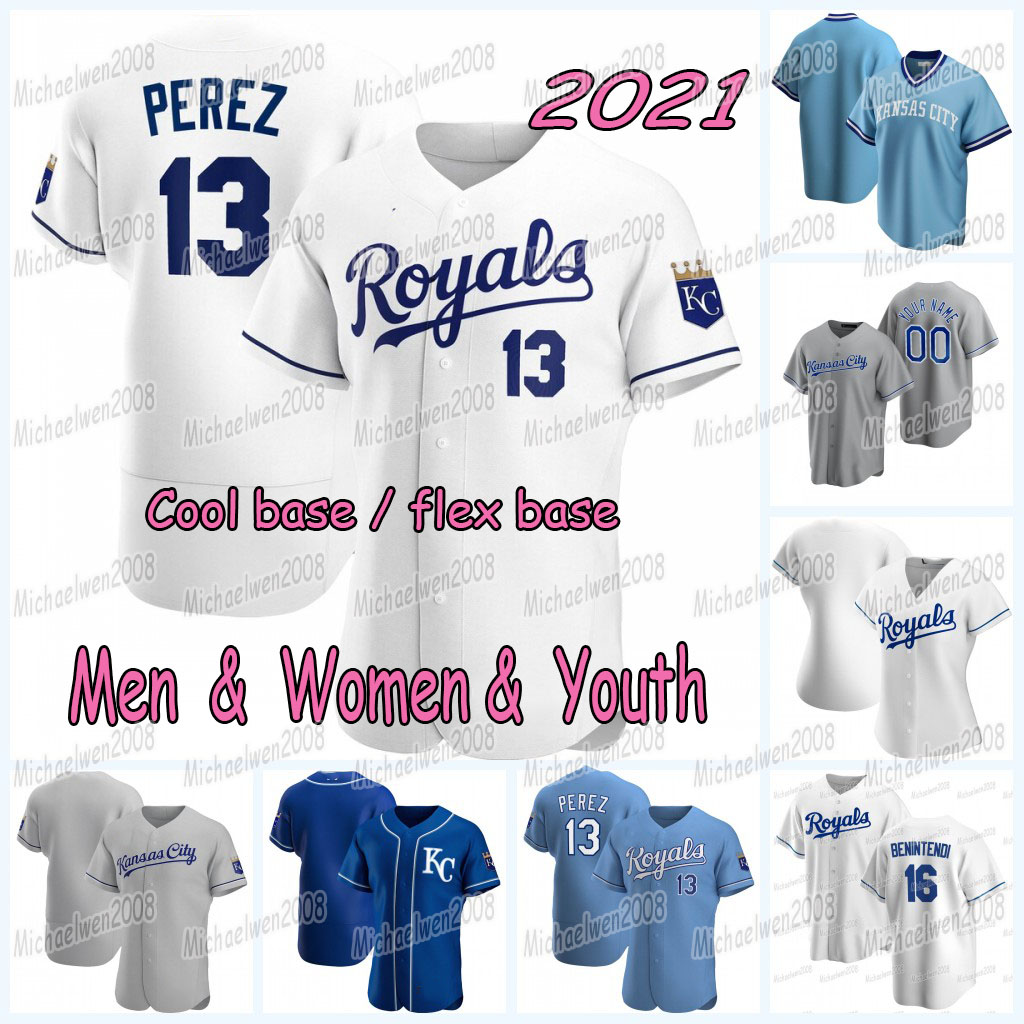 

13 Salvador Perez Kansas City Jersey 16 Andrew Benintendi Carlos Santana 7 Bobby Witt Jr Whit Merrifield Jorge Soler Michael A. Taylor Kyle, Blue;black