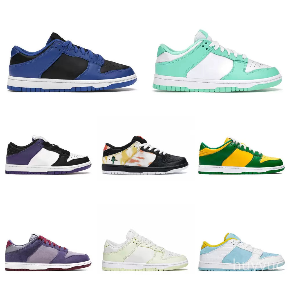 

2022 SB Low men women shoes sneakers White Black UNC Coast Green Glow Syracuse Purple Pulse Chunky Size 36-45, Cheey