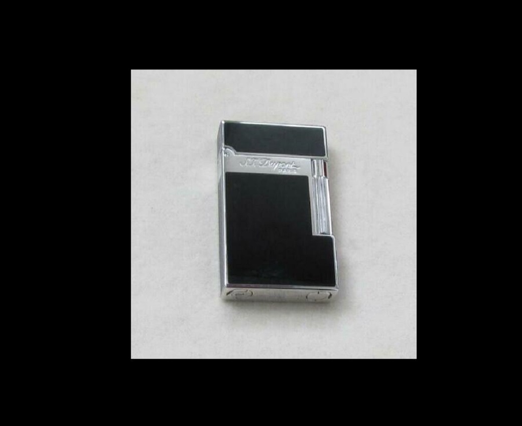 

2021 s t cigar lighter Linie 2 Chinese black baking paint absorbs sound black and silver