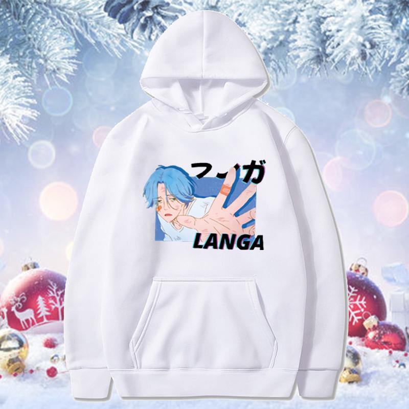 

Men's Hoodies & Sweatshirts Fashion Japanese Anime Hoodie SK8 The Infinity Langa Men Streetwear Pullovers Harajuku Skate Hoody, Black