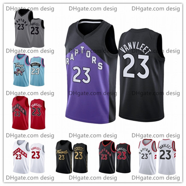 

Men 2021 Toronto Raptors Fred VanVleet Earned Edition Purple #23 Basketball Jersey, Black