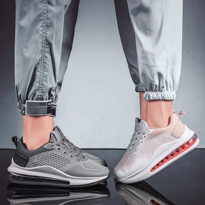 

2021 Womens Men Running Shoes Student Outdoor Sports Sneakers White Black Red Pink Size 36-46 Code 56-0581, Grey