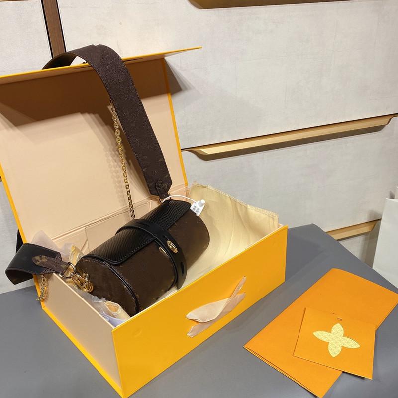 

Original fashion bag women designer 100% genuine leather handbag double handle silk scarf backpack and single shoulder strap iron chain jewelry box