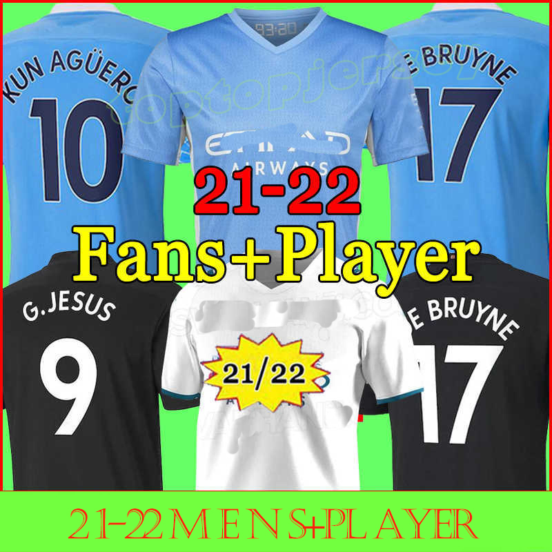 

Men's Tracksuits 2021 2022 Manchester soccer jersey 21 22 CITY STERLING FERRAN DE BRUYNE KUN AGUERO football shirts MAN uniform Calcio, Gray