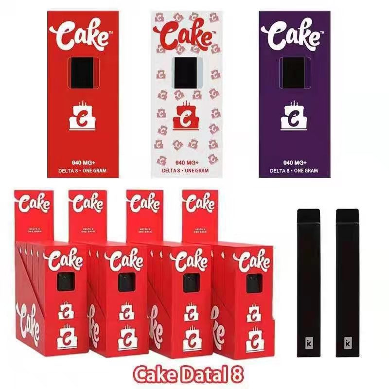 

Cake Delta 8 Disposable Device Kit 1 Gram 1.0ml Empty E cigarettes Thick Oil Cartridge Rechargable 280mAh Battery Vape Pen Puff Plus
