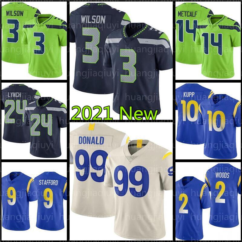 

14 DK Metcalf Jersey Los AngelesRams9 Matthew Stafford Aaron Donald 3 Russell Wilson Jalen Ramsey Jamal Adams Bobby Wagner Cooper Kupp 12s Robert Woods, As