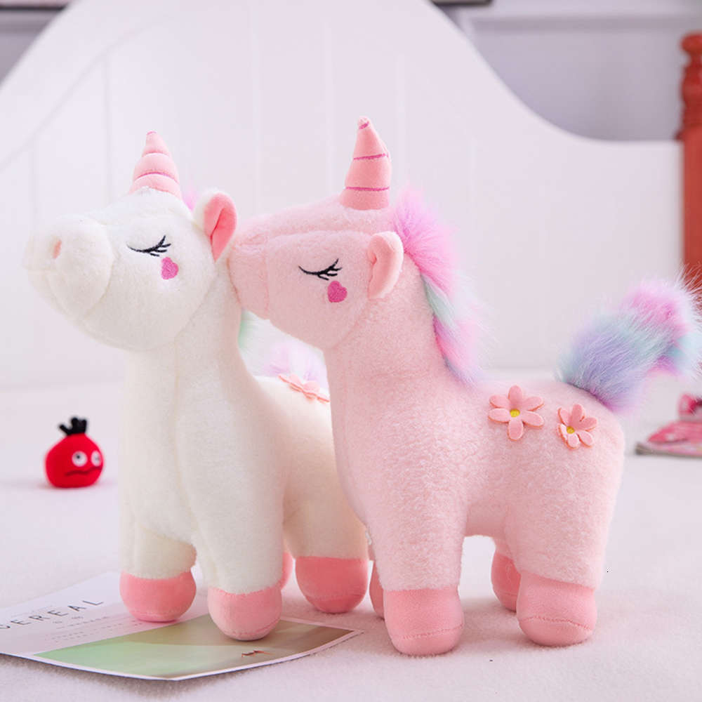 

Unicorn Plush Doll creative cotton children's doll pillow for girlfriend, Blue