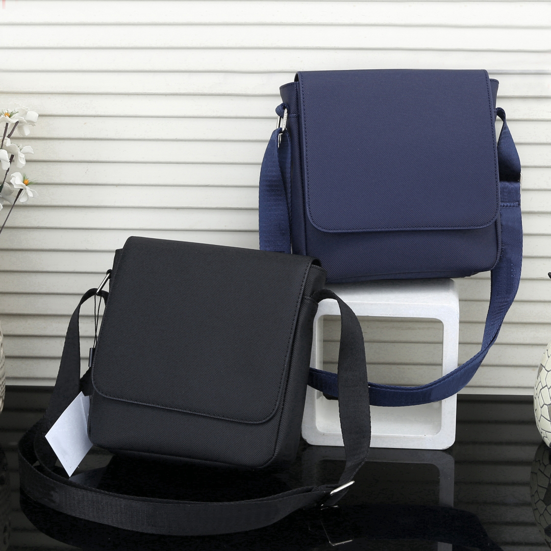 

DesignerStyle Briefcases Messenger Bag Shoulder Bags Fashion Cross Body High-Quality Ultra-Thousand Fabric Men's and Women's Handbag NYG2025, Black