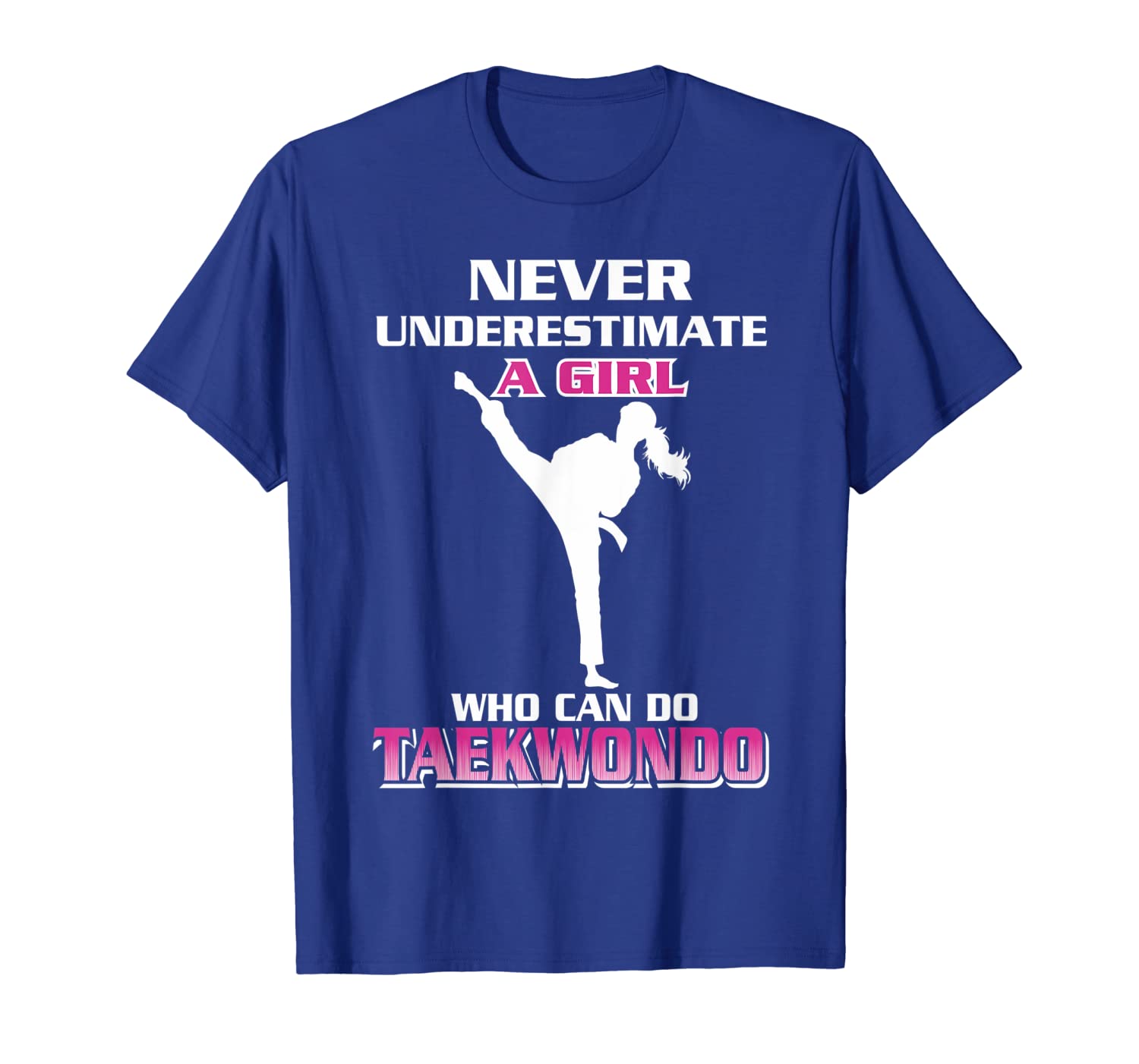 

taekwondo tshirt girls gift idea, White;black