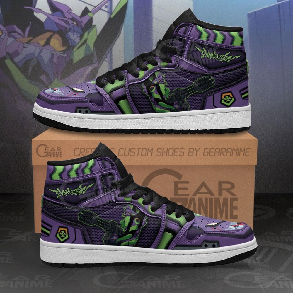

Neon Genesis Evangelion Unit-01 Sneakers Anime Shoes, Others