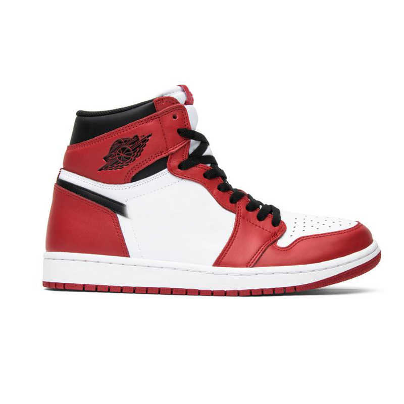 

1 High OG Chicago Basketball shoes 1s Sneakers 555088 101 Top version, Chicago 2015 (without shoe box)