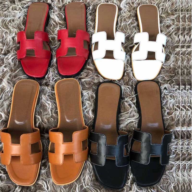 

Designer Slippers Beach Slipper Woman Slipper Classic Flat Summer Lady Leather Hotel Bath Fashion Women Shoes Luxuy, Color31