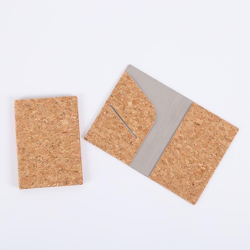 

Card Holders DHL50pcs/Lot Cute Cork Leather Travel Open Short Passport Cover, Multi