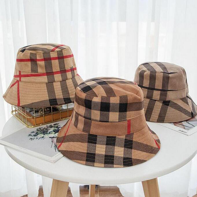 

21SS 5color Bucket Hat Wide Brim Hats Suede Fabric Fashion Stripe Brand Designer Women Nylon Autumn Spring Foldable Fisherman Sun Cap Travel Sunshade Drop ship, #1