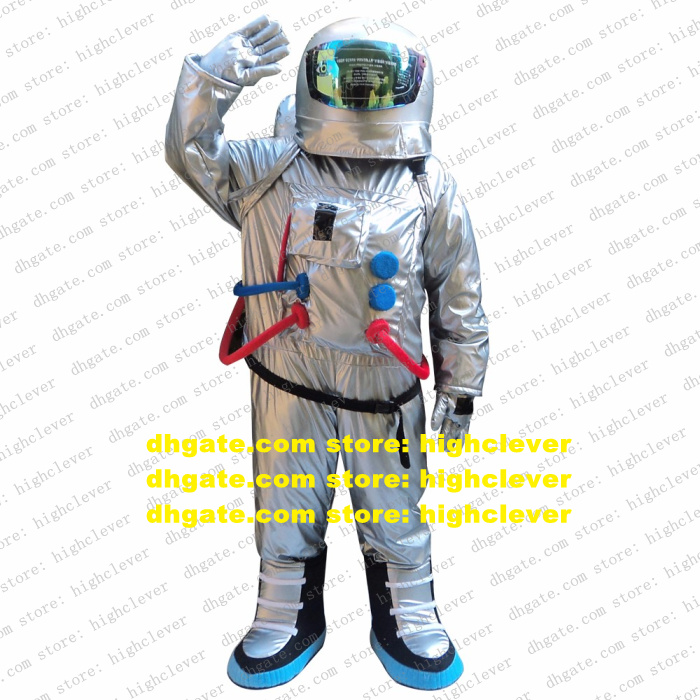 

Space Suit Astronaut Mascot Costume Adult Cartoon Character Outfit Suits Annual Celebration Children Program CX036 Free Ship, Red;yellow