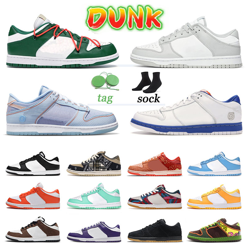 

SB Running Shoes for Men Trainers UNC Coast Designer Sneakers Medicom 1 Strange Love Union Blue Women Off Grey Fog Medium Curry White Syracuse Photon Dust Sports US 11, 36-45