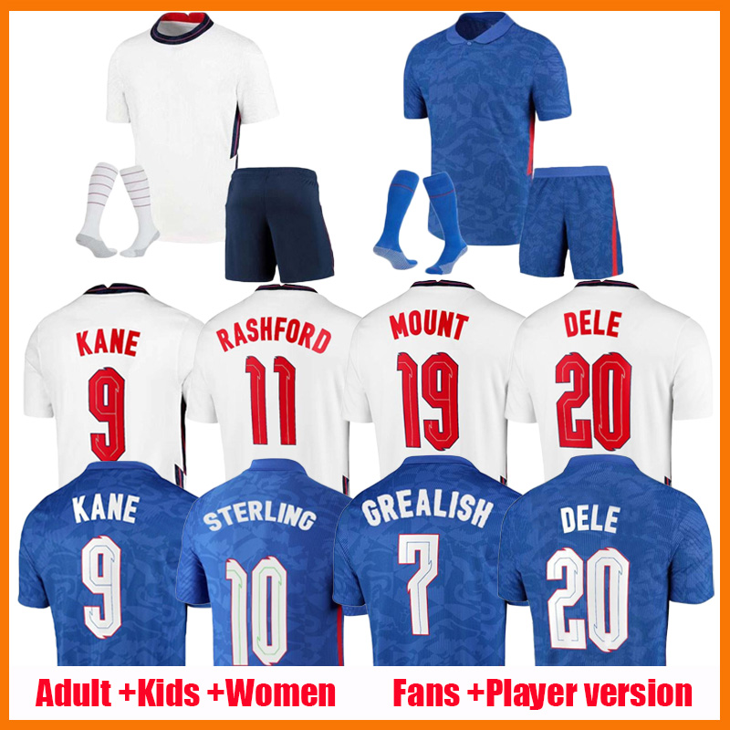 

2021 KANE SANCHO soccer jerseys 2020-21 Fans Player version STERLING RASHFORD GREALISH MOUNT FODEN HENDERSON MAGUIRE football shirts men kids kits jersey uniform, Kids home kit