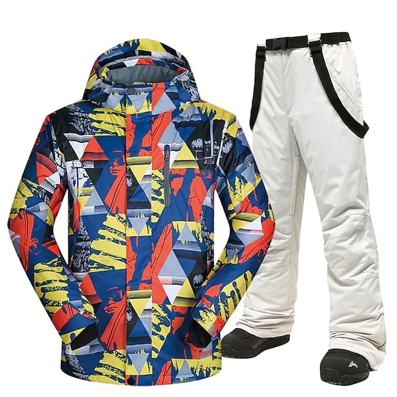 

Wind-proof Ski Suit Thickened To Keep Warm and Moisture Permeable, and A Suit for Men's Korean Board Temperament of Ski Suit for Pastor, Gray