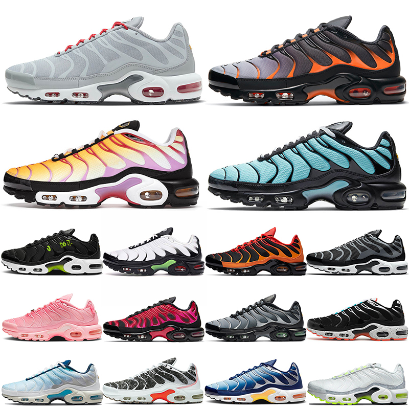 

Wholesale Tn Mens Running Shoes Big Size US 12 AirMax Tns City Special Off Air Max Plus White Black Mean Green University Red Supreme Women Trainers Sneakers, D21 green 40-46