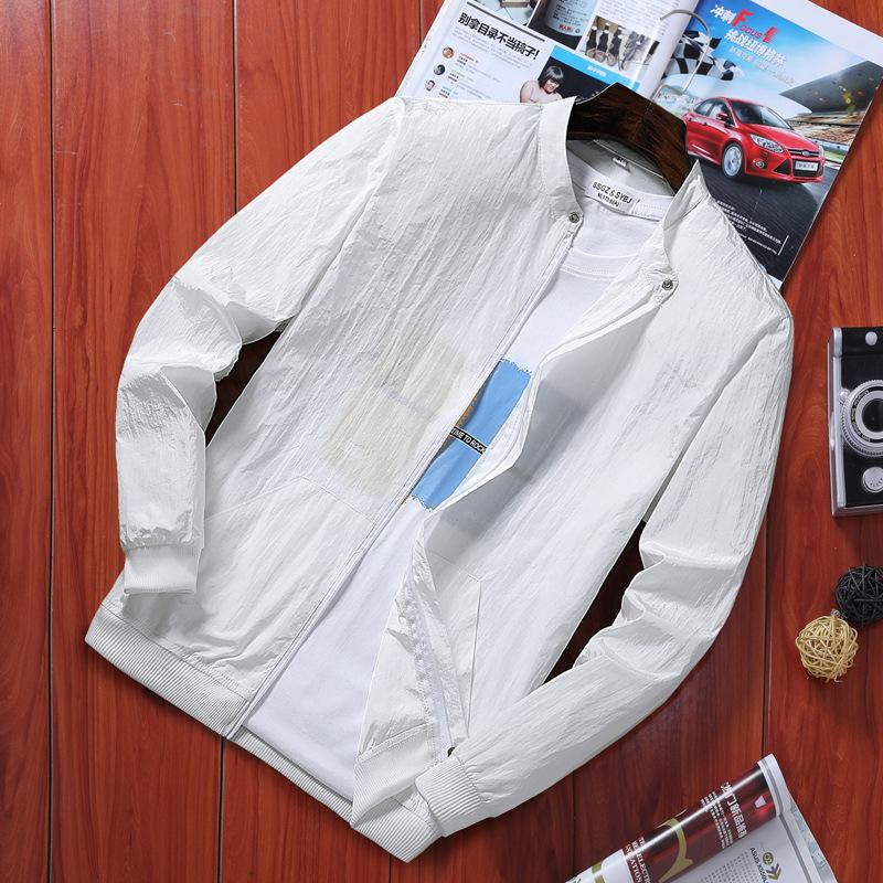 

Men's Jackets 2021 Summer Sunscreen Clothing Fashion Casual Breathable Ultra-thin Sports Skin Jacket, Blue