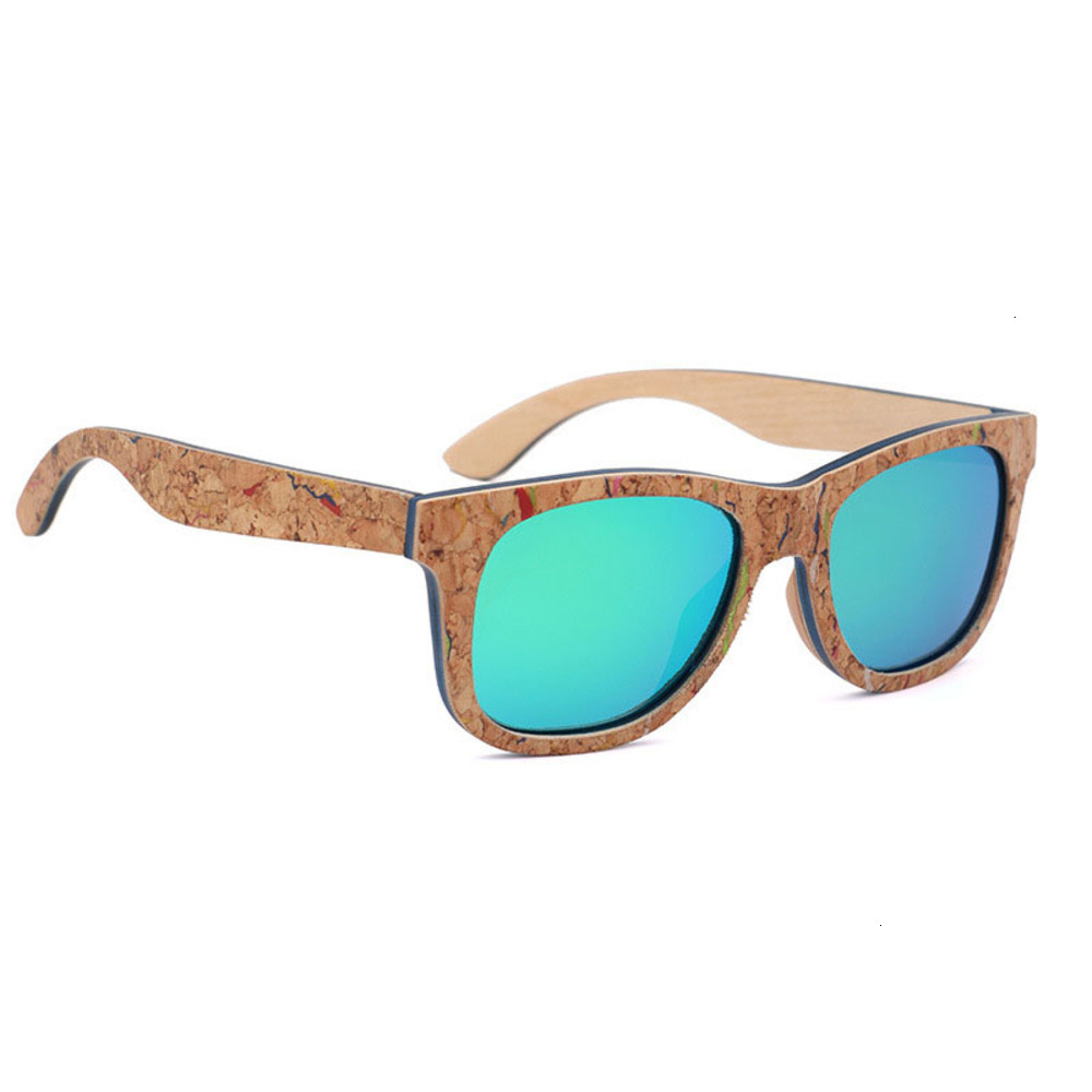 

Highend accessories New Arrival Polarized Fashion EcoBamboo Sunglass Unisex UV Bamboo Material Eyewear, Black