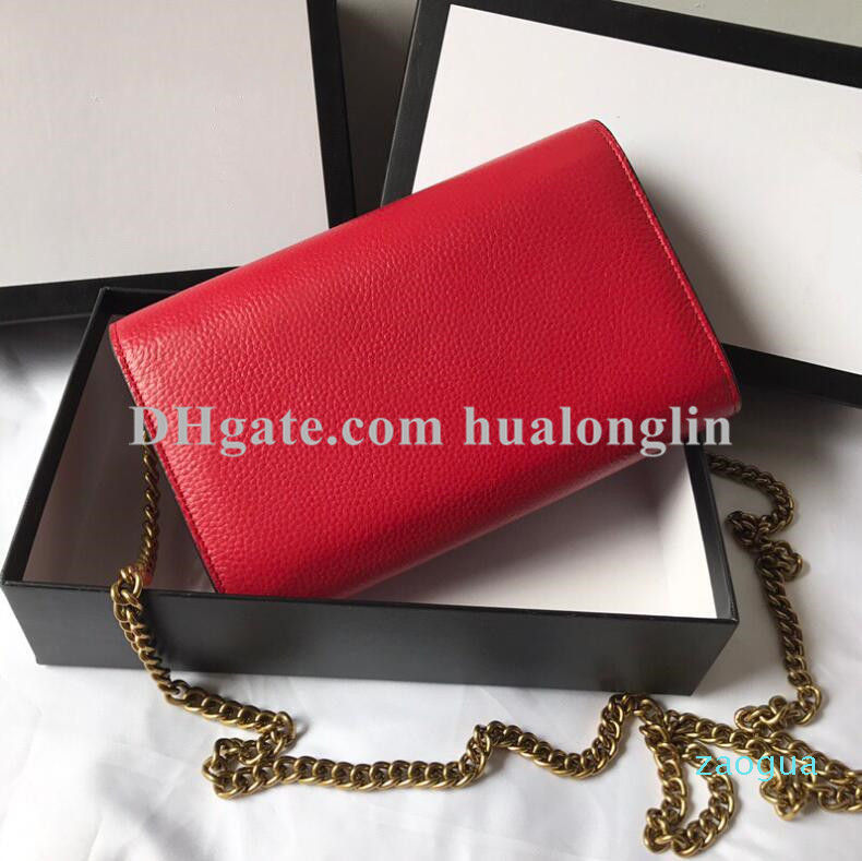 

Women Bag Handbag Genuine Leather Original box Messenger Purse cross body shoulder woman fashion lady, Black