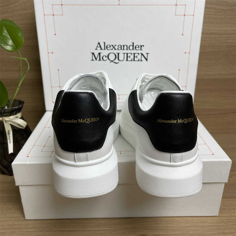 Alexander McQueen Top Quality Mens Womens Casual Shoes Lace Up Flat Comfort Pretty Trainers Daily Lifestyle Luxury With Box Size EUR 35-45