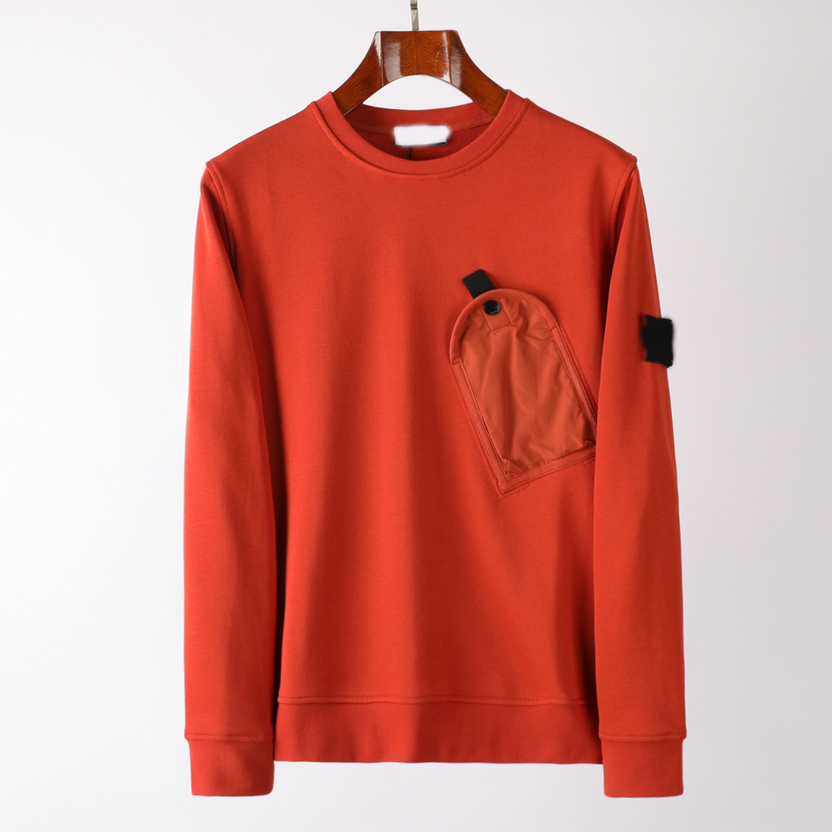 

men's hoodies t oney is land sweatshirts patchwork sweatshirt stitching pocket, Black