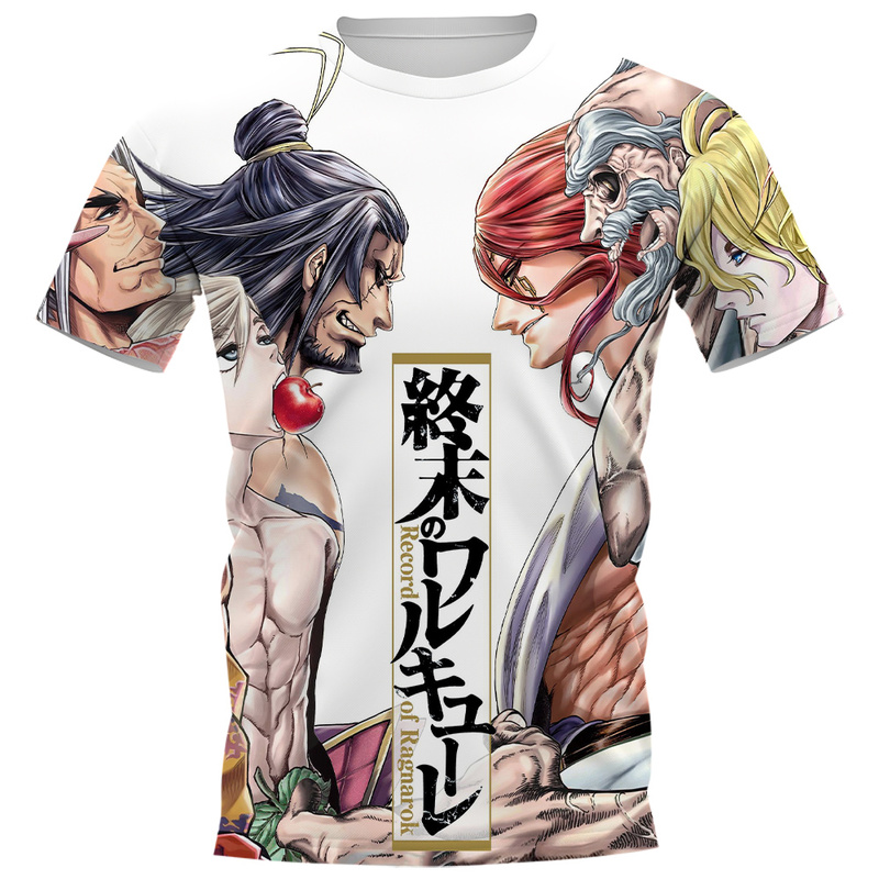 

CLOOCL 3D Printed Men T-shirts Record of Ragnarok DIY Tops Mens Personalized Casual Clothes Slim Short Sleeve Shirts Teens Boys Street Style Outfits, #1