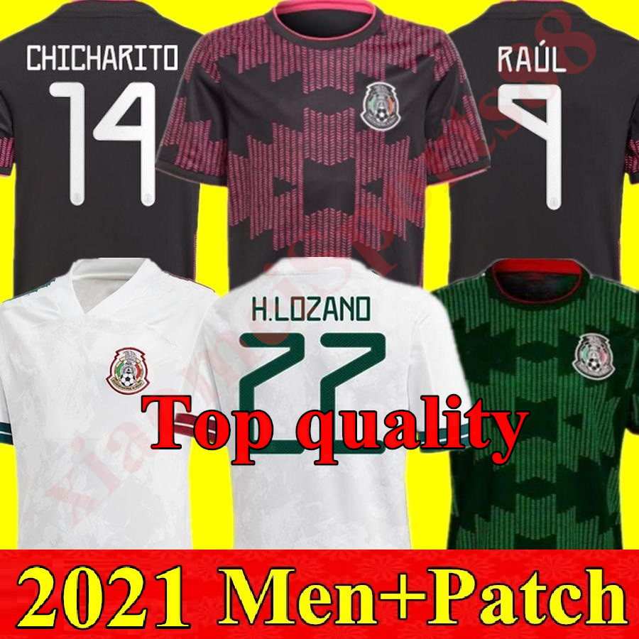 

Mexico soccer jerseys Copa america Camisetas 20 21 CHICHARITO LOZANO DOS SANTOS MORENO ALVAREZ GUARDADO 2021 football shirts, Away