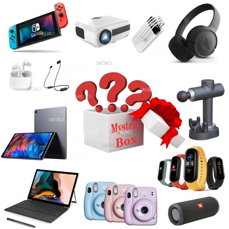

Gift Wrap 2022 Mystery Box Most Lucky Blind 100% Surprise Electronic Product Boutique 1 To 3 Pcs Random Item Christmas