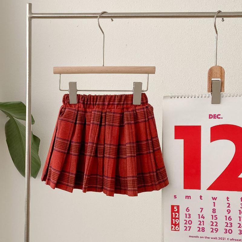 

Skirts HoneyCherry 2021 Autumn Girls' College Style Sub-pleated Skirt Girl Plaid School, Blue