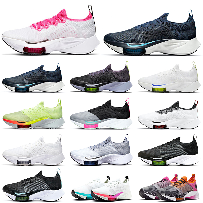 

Zoom Tempo NEXT% Fly knit Running Shoes Black White Green Pink Volt Women Mens Sports Sneakers Platform Outdoor Jogging Walking, Item #1