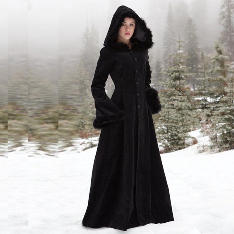 

Women' Trench Coats Women 2021 Retro Fur Collar Hooded Single-breasted Solid Color Slim Coat Fashion Windbreaker, Dark-green