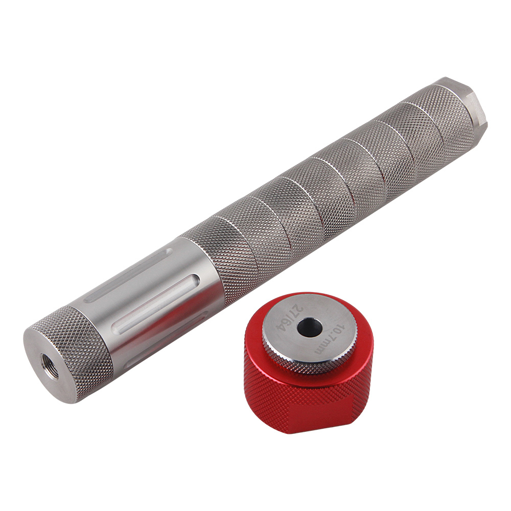 

OD1.5" L 10 inch stainless steel Modular Solvent Trap Fuel Filter compatible 1.375x24 thread cups 5/8x24 1/2x28 end cap jig