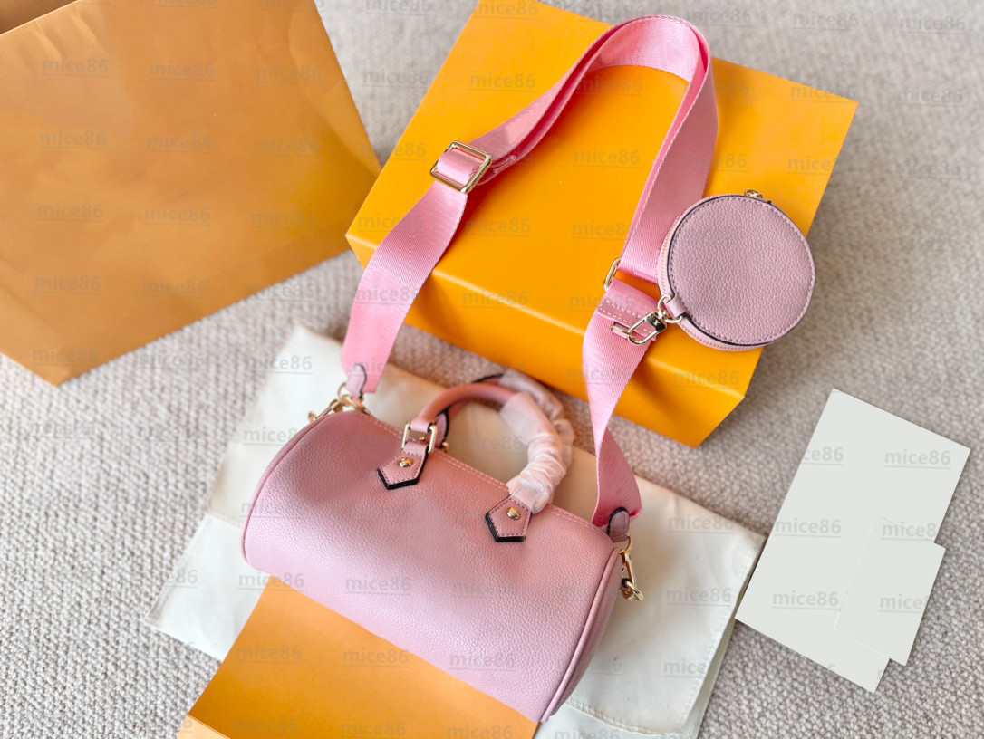 

Top quality Women's men Crossbody Waist Bags fashion tote famous Cylinde free travel MON0GRAM Shoulder Bag Purse Luxury Genuine Leather Handbags hobo Handbag, White