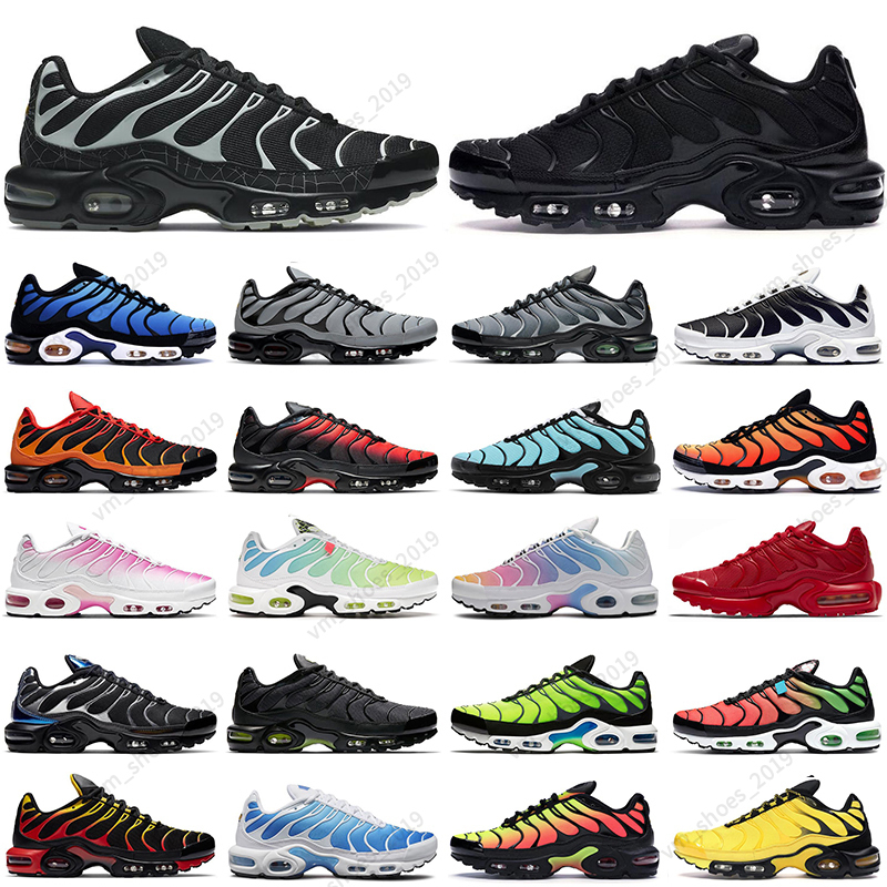 

36-45 TN Plus men women Running Shoes Aqua Silver Particle Grey Triple black Bat Lava Digital Pink Psychic Blue Rainbow mens trainers, #15