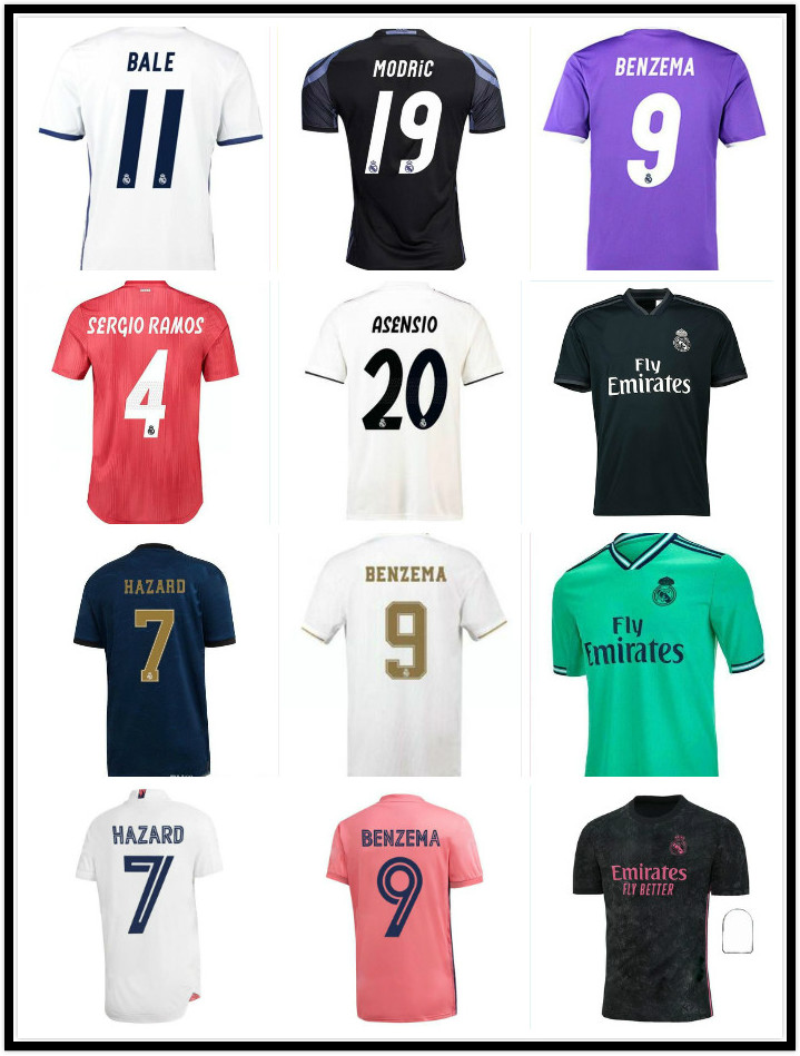 

2016 2017 2018 2019 2020 2021 real madrid soccer jersey 16 17 18 19 20 21 22 BALE BENZEMA MODRIC Retro football shirts ISCO Maillot SERGIO R, Black;yellow