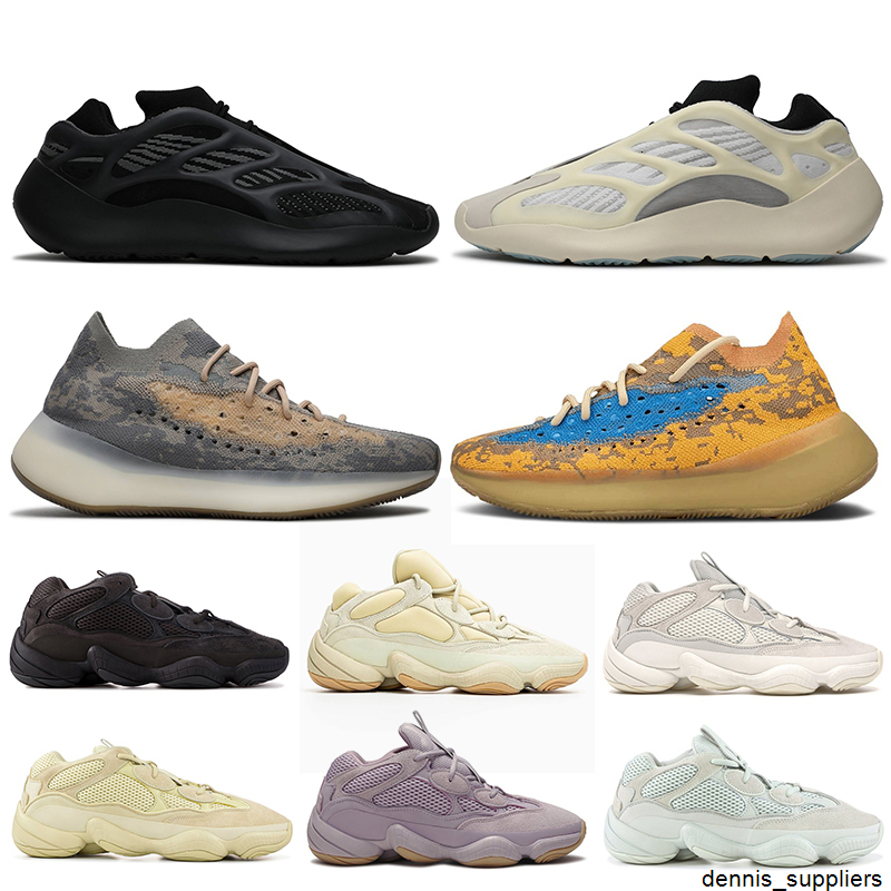 

Top Quality Azael Alvah 700 V3 380 Alien Mist Blue Oat Womens Mens Running Shoes Soft Vision 500 Stone Bone White Kids Sneakers