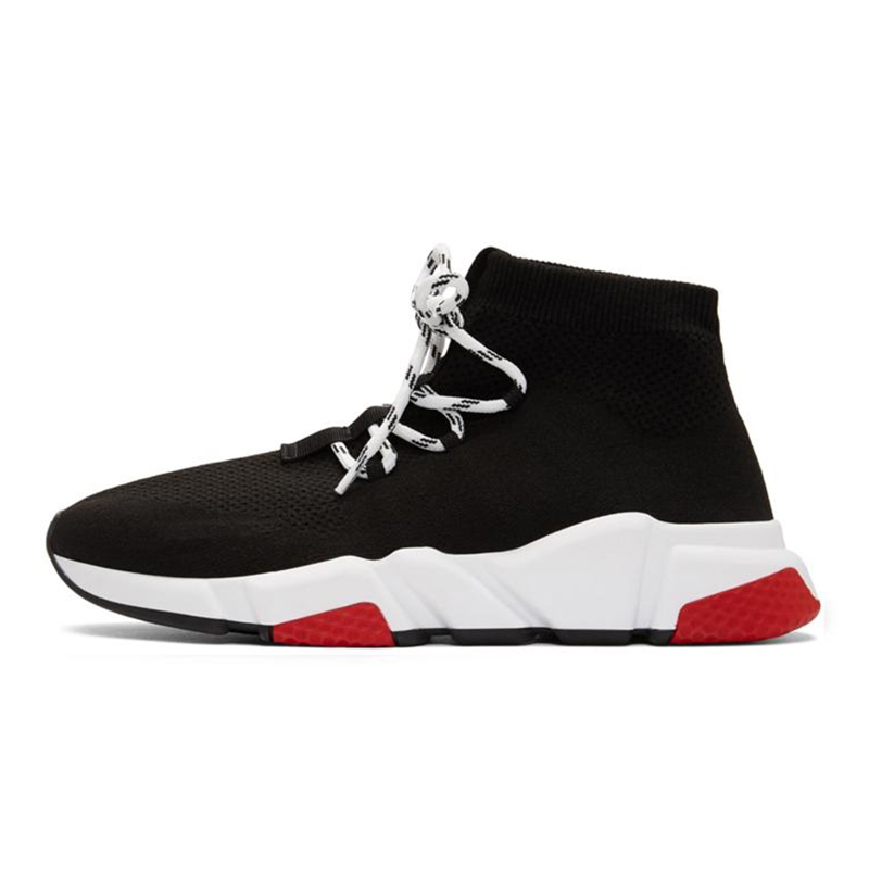 

Sock Shoes Graffiti Triple Black Beige Glitter Fashion Clear Sole Women Mens Trainers Sports Sneakers Platform 36-45